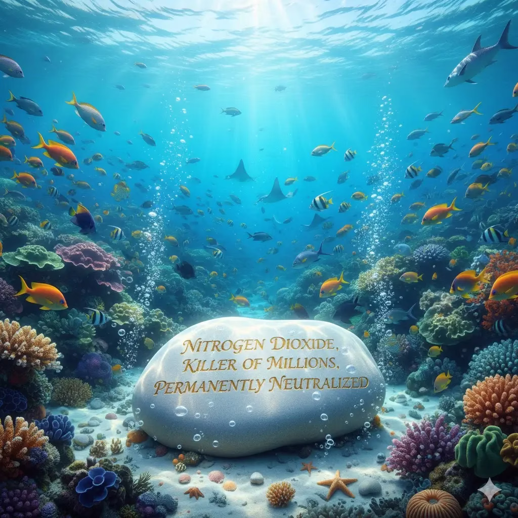 Deadly Nitrogen Dioxide, Killer of Millions, Permanently Neutralized